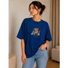 Oversize Tişört Baskılı Custom Club