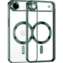 TeknoKapsül Newface Apple iPhone 17 Air Kross Magneticsafe Kapak - Koyu Yeşil