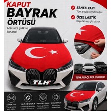 TLH Araç Kaput Bayrak Örtüsü - Türk Bayrağı