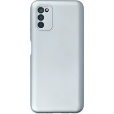 TeknoKapsül Newface Samsung Galaxy A03S Kılıf Nano Içi Kadife Silikon - Sky Blue