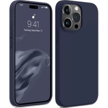 TeknoKapsül Newface Apple iPhone 15 Pro Max Kılıf First Silikon - Lacivert