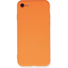 TeknoKapsül Newface Apple iPhone 7 Kılıf Nano Içi Kadife Silikon - Turuncu