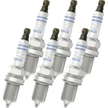Bosch Mercedes W107 W201 W124 W126 R129 M103 Buji Bosch 6 Adet(tek tırnak)Nikel orjinal
