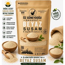 Öz Güneydoğu Baharat Beyaz Susam 100 gr | %100 Doğal, Taze ve Katkısız (Pastalık, Böreklik ve Gıda Kullanımı)