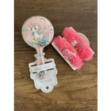 Gülümse Gel Kız Çocuk Tarak Toka Hediye Seti Unicornlu Doğum Günü Yılbaşı Karne Hediyesi Advent Calendar