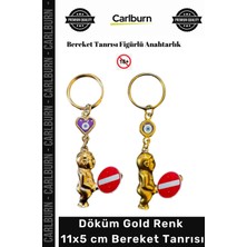 #hediye Zamak Döküm Kırılmaz Gold Renk Boncuklu Hediye Aksesuar Şık Dayanıklı Bereket Tanrısı