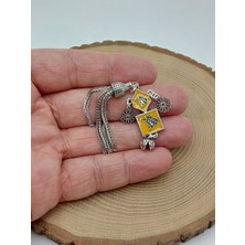 Yaşam Tohumu Gümüş Kaplama Alpaka Tesbih Püskülü (62416)