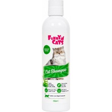 Funny Cats Shampoo Aleo Vera-Kediler Için Tüy ve Temizlik Şampuanı 250 ml