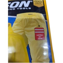 Tyson Premium Yağmurluk Takımı Sarı Xxl Beden - 2 Adet