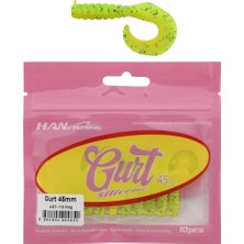 Han Fishing Hanfish Gurt 45 4.5cm Lrf Silikon Yem 10 Adet AGT110 Frog