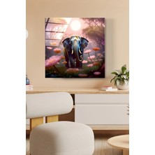 Missy Mind Dekoratif Colorful Woman Dekoratif Cam Tablo