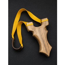 Kök Profesyonel Ceviz Ağacı Sapan – El Yapımı Ahşap Slingshot – Güçlü Ergonomik Hedef Atış Sapanı – Premium Kalite