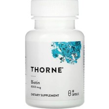 Thorne, Biyotin, 8.000 Mcg, 60 Kapsül