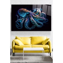 Missy Mind Dekoratif Colorful Elephant Dekoratif Cam Tablo