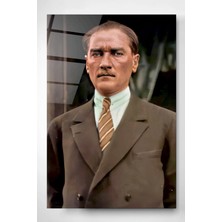 Missy Mind Dekoratif Atatürk Dekoratif Cam Tablo