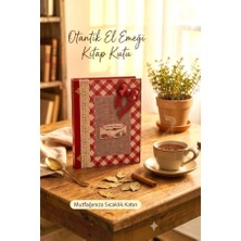 Zera by Sinem El Boyaması Dekoratif Ahşap Kitap Kutu- Düzenleyici