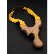 Kök Profesyonel Ceviz Ağacı Sapan – El Yapımı Ahşap Slingshot – Güçlü Ergonomik Hedef Atış Sapanı – Premium Kalite