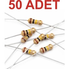 Rodevino 50 Adet 100R Direnç 100 Ohm 1/4W Seri Koruma ve LED Devreleri Arduino