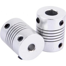 Rodevino 3D Yazıcı Kaplin 5mm x 8mm Esnek Alüminyum Step Motor Cnc Kaplin