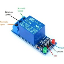 Rodevino 12V 1 Kanal Röle Modülü Elektronik Devre Röle Kartı