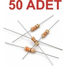 Rodevino 50 Adet 330R 1/4W Direnç 330 Ohm LED Gerilim Düşürücü Elektronik