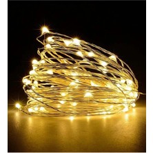 Rodevino 3 Metre Sarı Peri LED Pilli Dekoratif Süsleme Işığı
