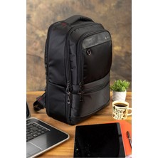 Meschain Meschaın Su Geçirmez Erupa Air Omuzluk USB Girişli 15'6 Inç Notebook 10'1 Inç Tabletlik Çanta