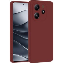 Ata Store Redmi Note 14 4g Kılıf First Silikon - Bordo