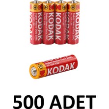 Kodak 500 Adet Aa Çinko Karbon Kalem Pil