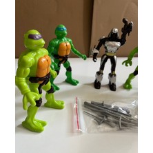 Mavi Su Dünyası Ninja Kaplumbağa Seti 5' Li Set 13 cm Oyuncak Ninja Kaplumbağa Set