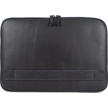 Meschain Meschaın Hakiki Deri Lacivert Macbook Air Pro 13 ve 13.3 Inç Laptop Kılıfı