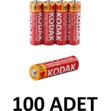 Kodak 100 Adet Aa Çinko Karbon Kalem Pil