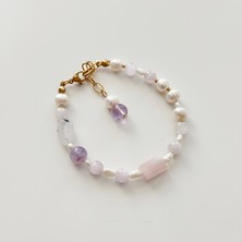 Vesce Atelier Moon Blossom Doğal Taş Bileklik