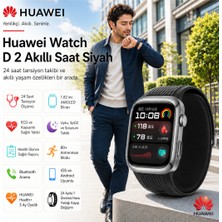 Huawei 24 Saat Tansiyonuzun Ölçümü ile Sağlığınızı Kontrol Altına Alın, Watch D2 Akıllı Saat