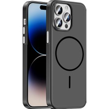 Kupa iPhone 14 Pro Max Kılıf Darbe Emici Ultra Ince Magsafe Şarj Araç Tutucu Uyumlu Silikon Kapak