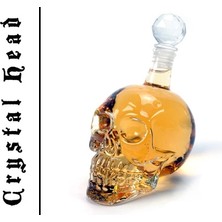 Renas Store Crystal Head Kuru Kafa Cam Şişe 350 ml