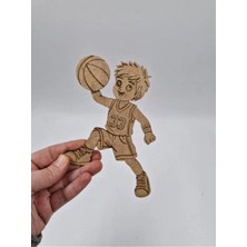 Mu Art Ahşap 10 Adet Ahşap Boyama Spor Dalları Serisi No5 Basketbol Montessori 15 cm