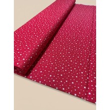 Zümra Baby %100 Pamuk Desenli Poplin Kumaş - Yıldız Desenli - En : 170CM