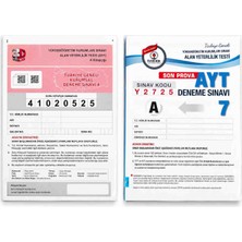 3D Yayınları 2025-2026 Türkiye Geneli Kurumsal Deneme Sınavı 4 Ayt A Kitapçığı + Özdebir Yayınları Son Prova Ayt Deneme Sınavı 7 A Kitapçığı 2'li Set Yks Hazırlık