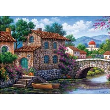 Empressco Renkli Çiçek Desenli 500 Parça Puzzle, Eğlenceli ve Rahatlatıcı Aktivite