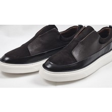 Darkwood-Sneakers-Günlük Spor-Hakiki Deri-Erkek Ayakkabı-Kahverengi-(Süet+Açma Deri+Deri)