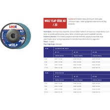 Leox Zirkonyum Flap Disk Q115MM 60 Kum - 10 Lu Paket