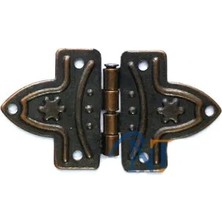 Raftan Topla Yonca Menteşe - Küçük 18X31 Mm, Antik, 100 Adet