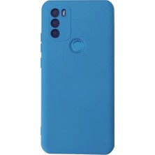 Raftan Topla General Mobile Gm 21 Plus Kılıf Nano Içi Kadife Silikon - Mavi