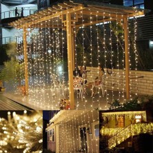 DD70YT1365 320 LED 8 Fonskiyonlu Dekoratif LED Günışığı Perde, 2x2 Metre