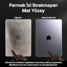 MacBook Air【m5/m4/m3/m2】13.6 Inç | ile Uyumlu Matlaştırılmış Yüzey Sert Kılıf | 2026/2025/2024/2023/2022 | A3449 - A3240 - A3113 - A2681 | Yılları ve Model Numaraları