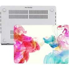 MacBook Air 13 Inç Kılıf A2337 M1 A2179 A1932 Uyumlu Mat Sert Kapak Uv Baskılı Modern Desenli Koruyucu Hard Case Ince Hafif Laptop Kılıfı Pembe