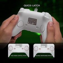 Xbox Series X|s, Xbox One ve Windows 10/11 Için G7 Se Kablolu Oyun Kumandası, Hall Efektli Joysticks/hall Trigger, 3,5 mm Ses Jakı (Beyaz)