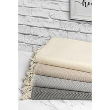 Denizli Concept Trendy Koltuk Örtüsü Bej 170 x 300