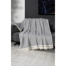 Denizli Concept Alinda Koltuk Örtüsü Gri 170 x 230